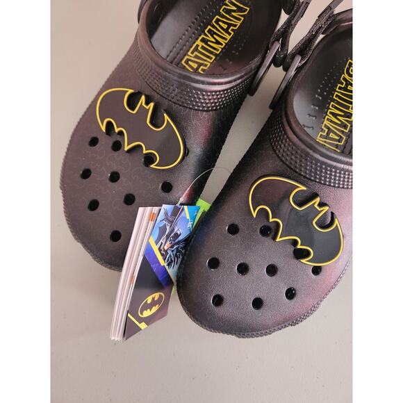 New Crocs Batman Adjustable SR Clog US- M7/W9 Unisex Black - Picture 2 of 10